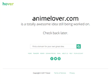 Tablet Screenshot of animelover.com